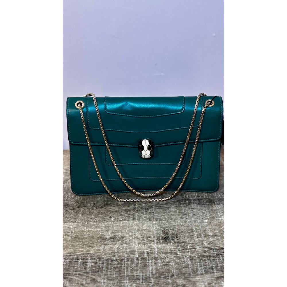 💚SOLD💚 Bvlgari MEDIUM Green Serpenti Bag